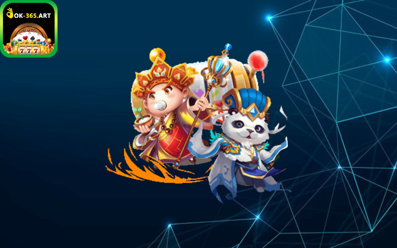 Giao diện game nổ hũ tại ok365 với màu sắc sống động